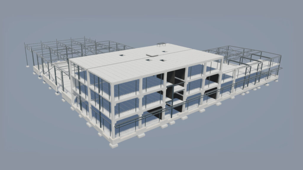 Solar Wheel-i äri- ja laohoone