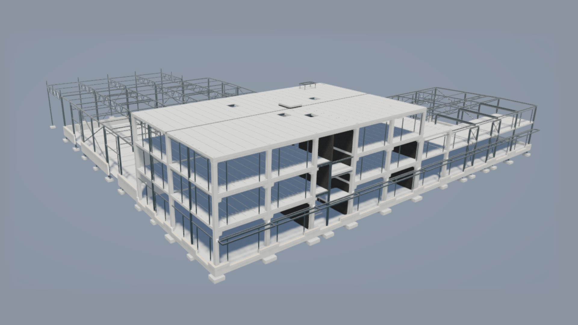 Solar Wheel-i äri- ja laohoone
